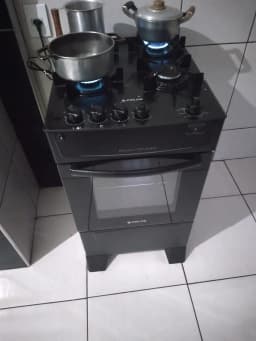 Fogão na cozinha