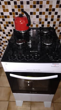 Detalhe do fogão
